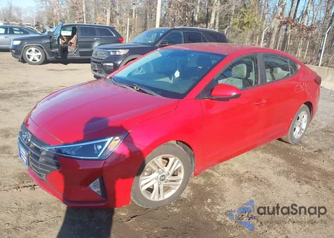 2019 Hyundai Elantra Sel z USA, uszkodzony, nr VIN 5NPD84LF6KH474364